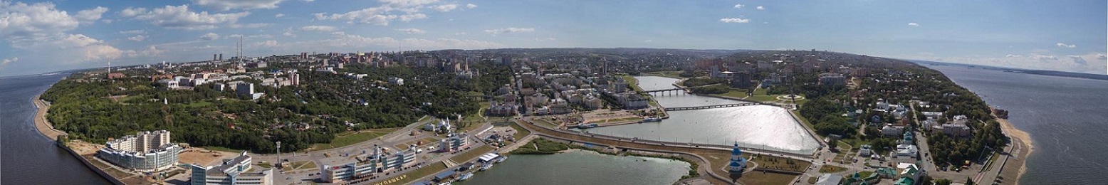 Панорама города Чебоксары №1